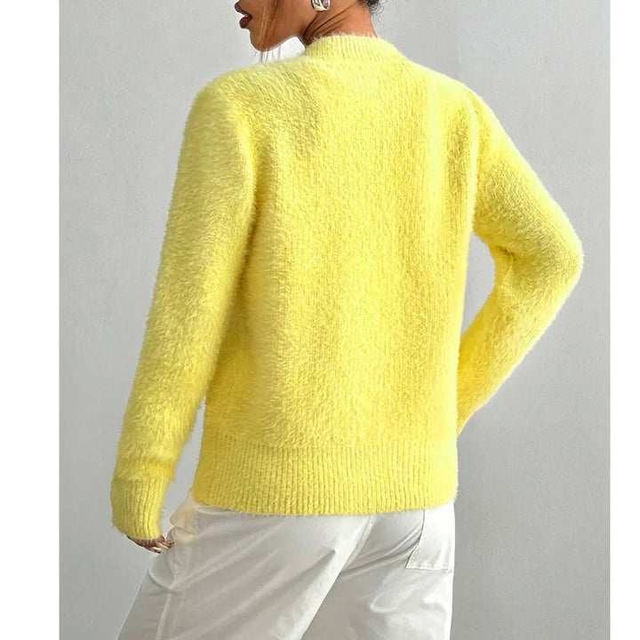 Perrine Fuzzy Knit Cardigan
