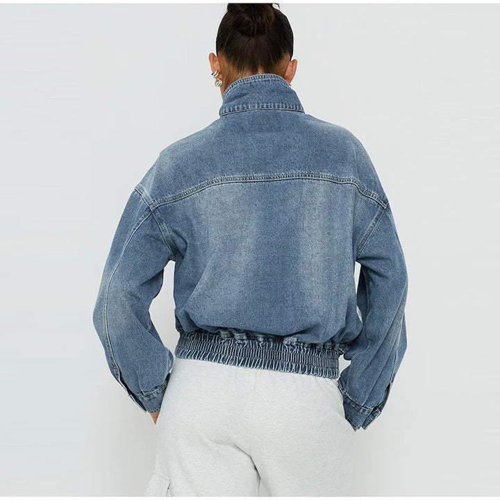 Kayleigh Cropped Denim Jacket