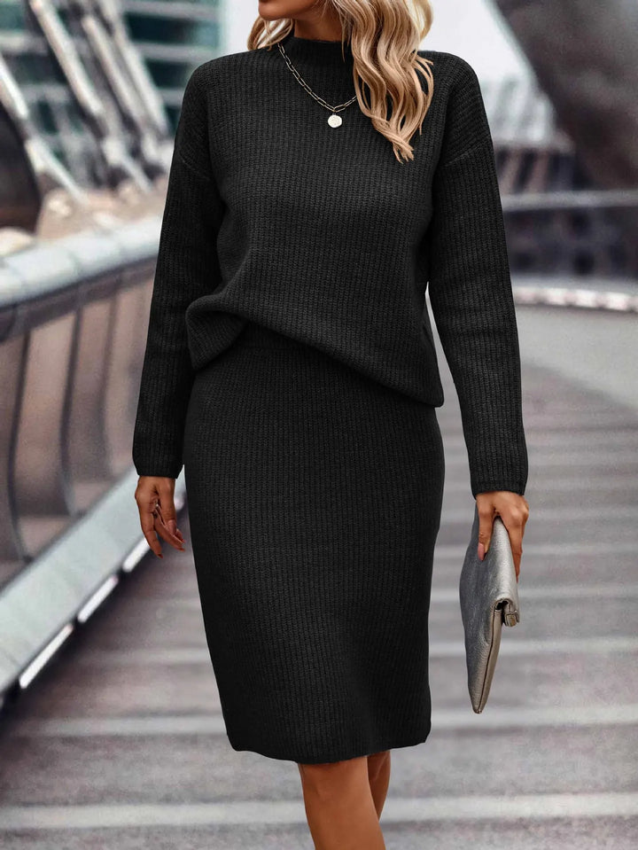 Juniper Ribbed Knit Skirt Set