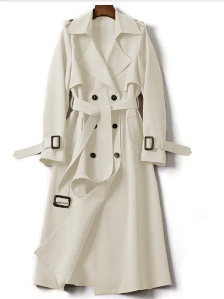 Marguerite Belted Waist Trench Coat