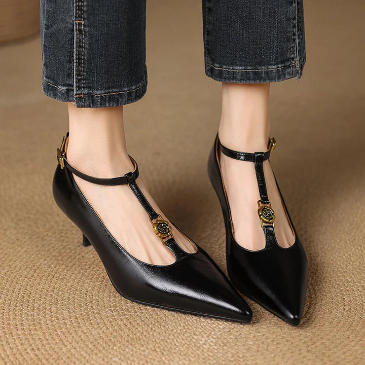 Judith Genuine Leather Heels