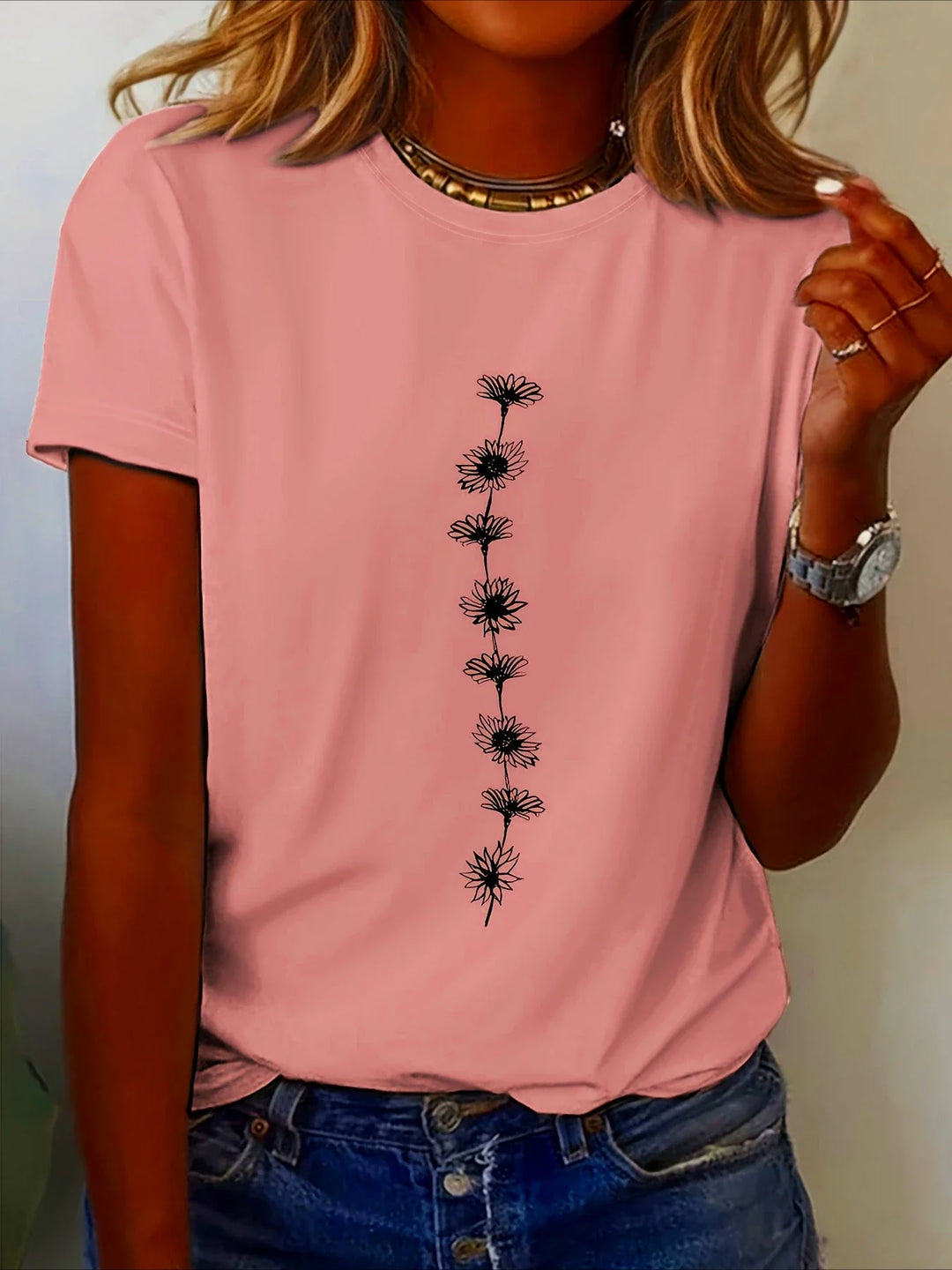 Kyla Sunflower Graphic Tee