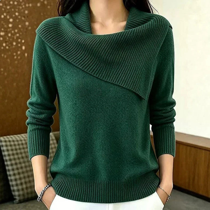 Celestine Foldover Collar Sweater