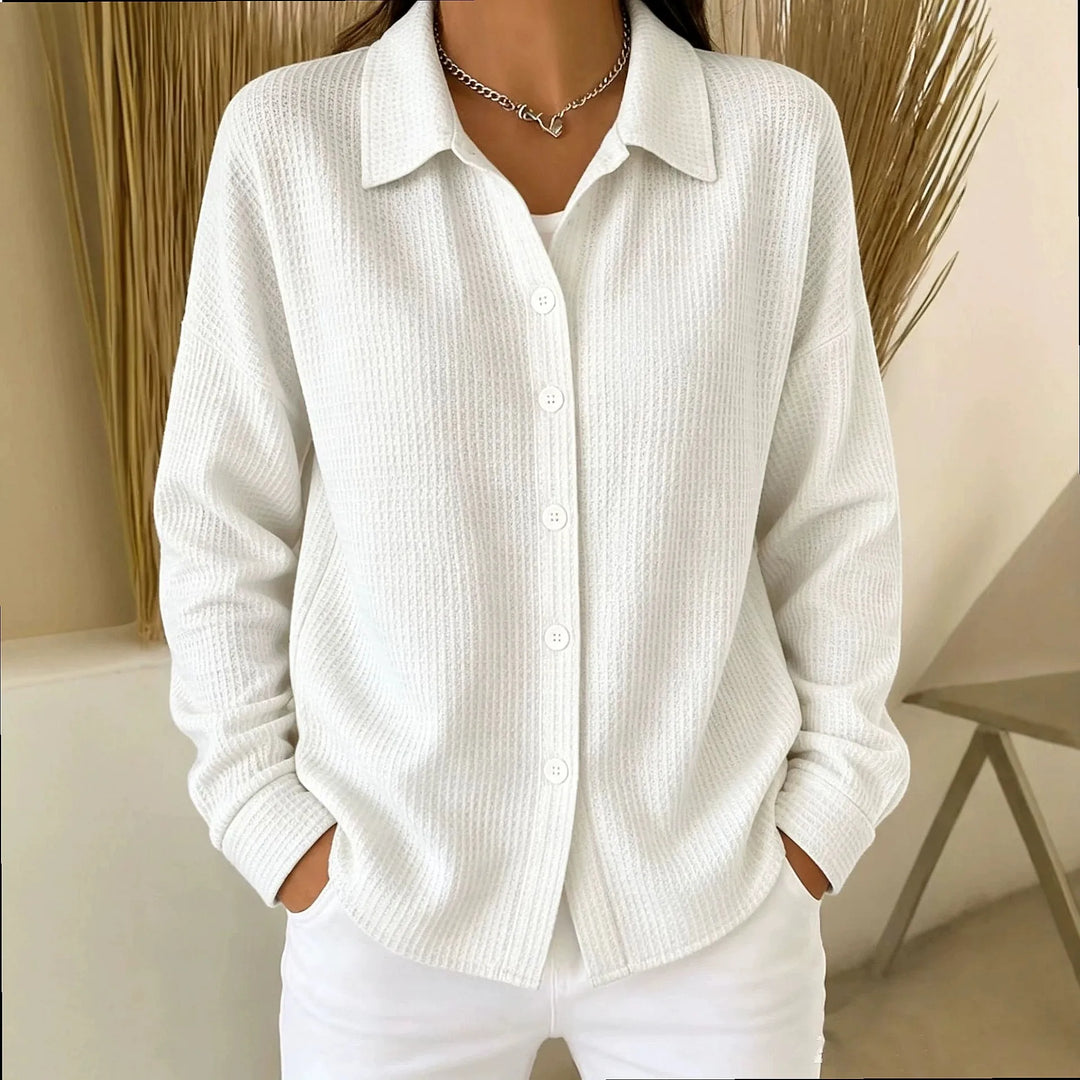 Marisette Button Front Blouse