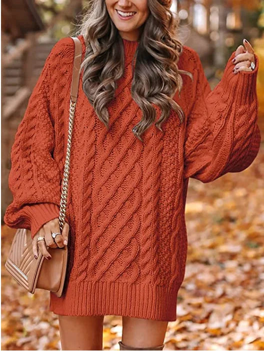 Winslow Cable Knit Sweater Dress