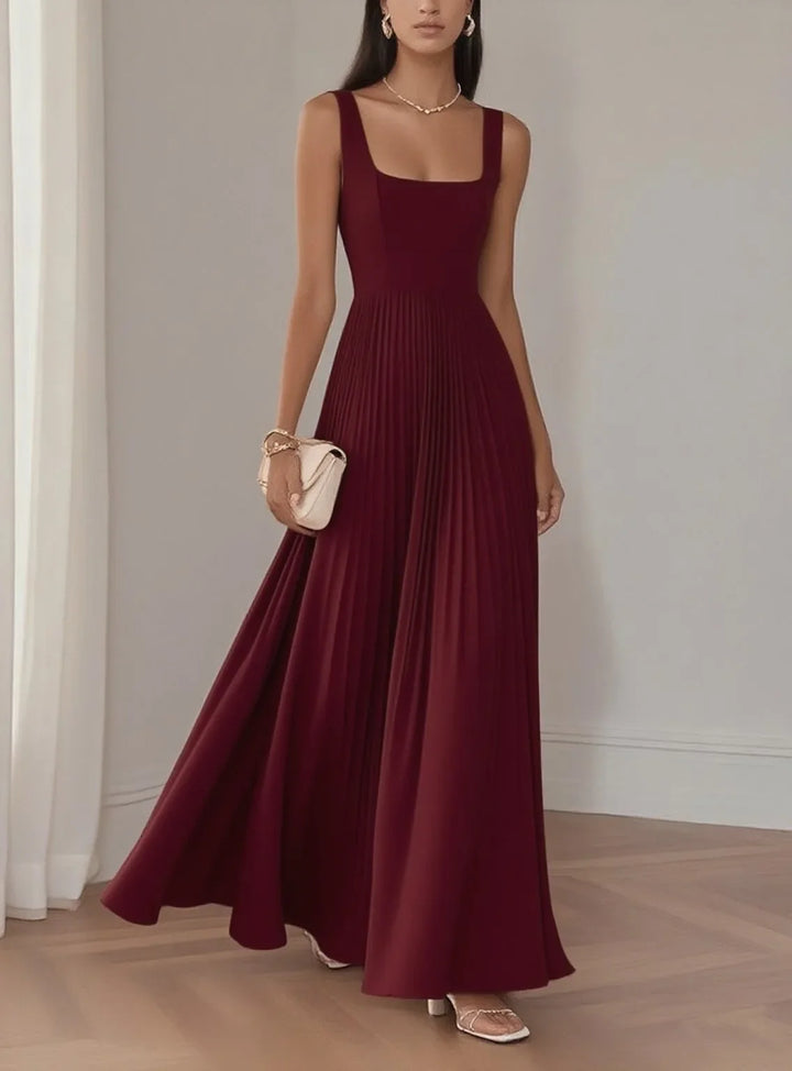 Maudeline Pleated Wedding Guest Dress