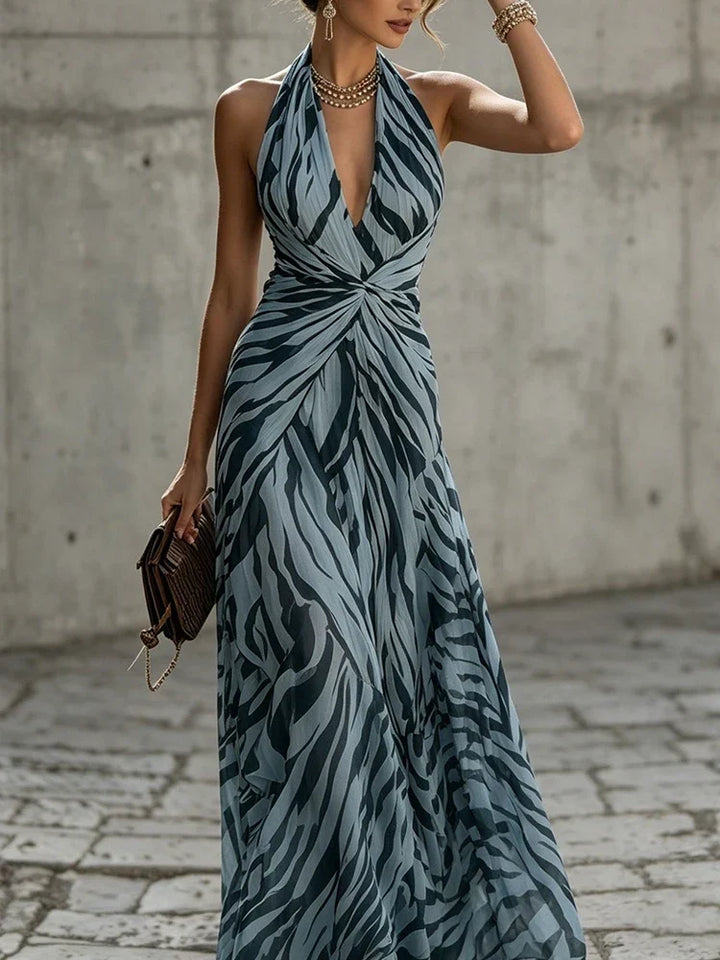 Marielena Twisted Waist Maxi Dress