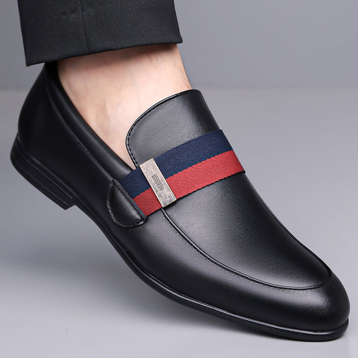 Kenton Leather Slip On Wedding Shoes