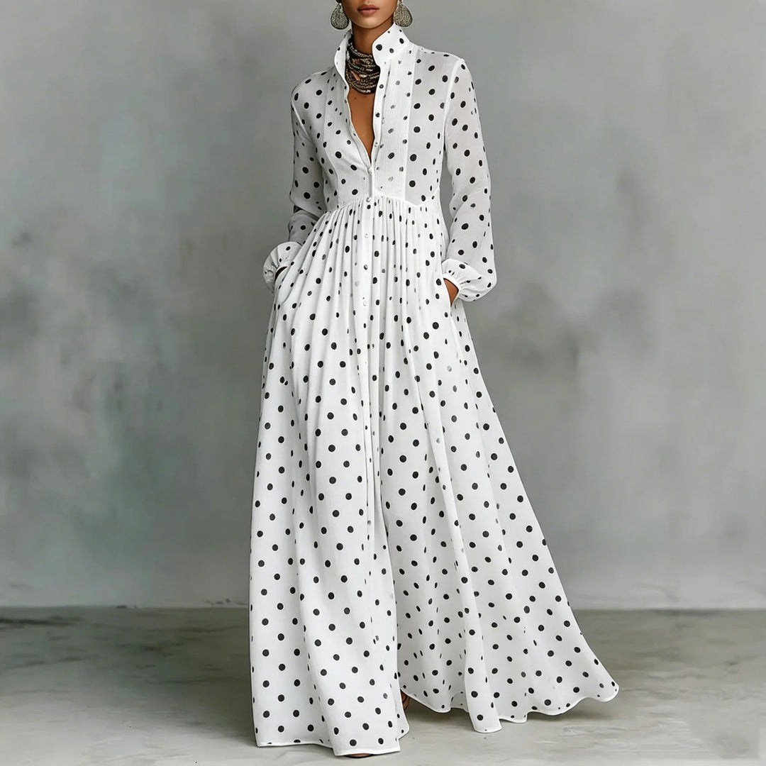 Marga Polka Dot Maxi Dress