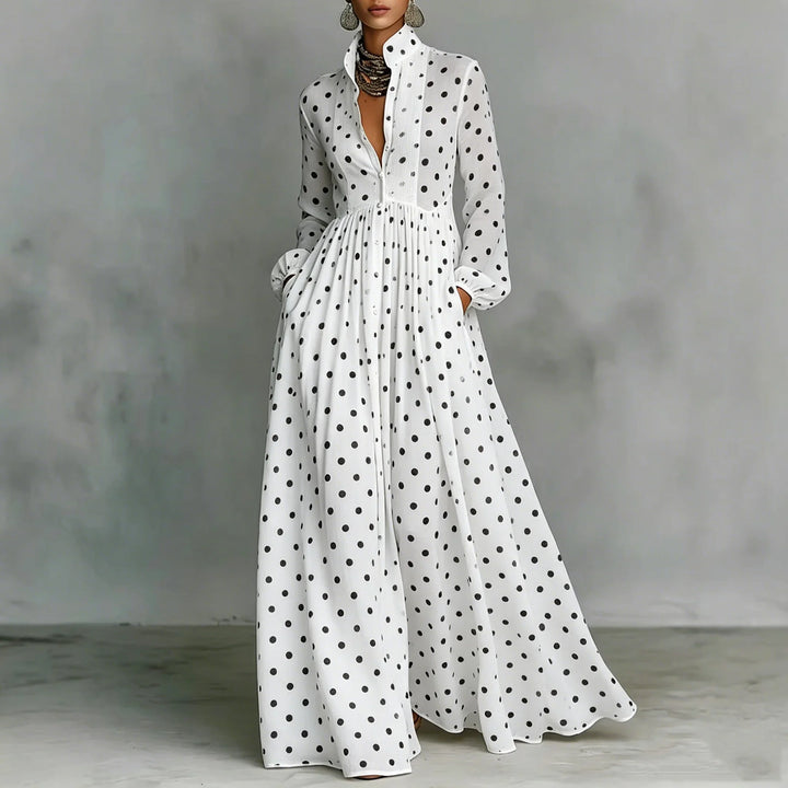 Marga Polka Dot Maxi Dress