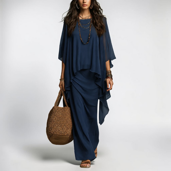 Adelaide Chiffon Overlay Two Piece Set