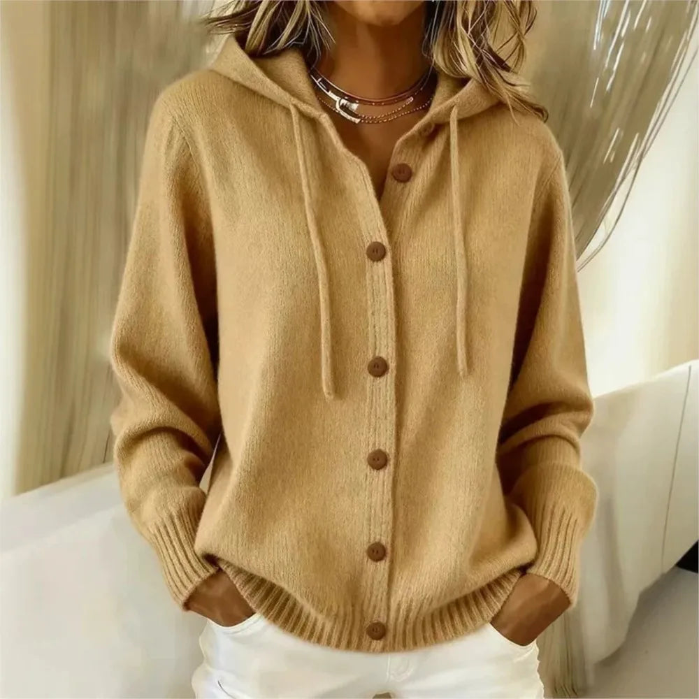 Ainsley Hooded Knit Cardigan