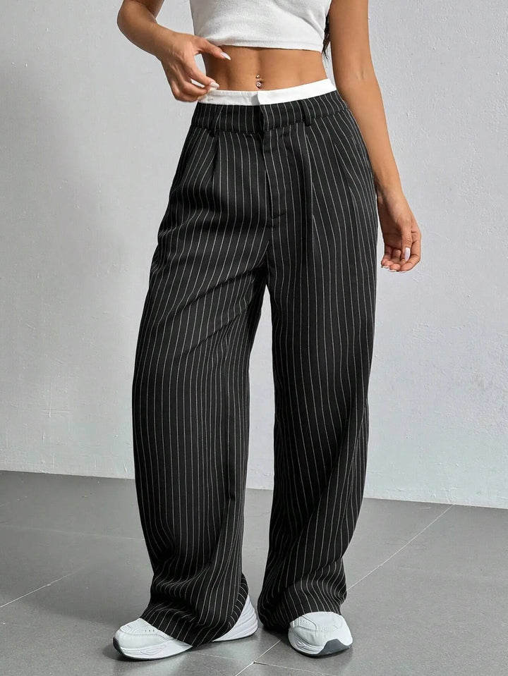 Emiara Classic Striped Pants