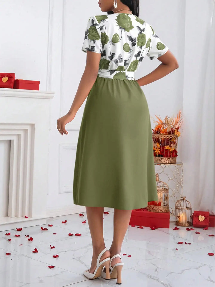 Valerie Tie Waist Midi Dress