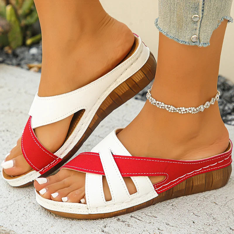 Guinevere Cushioned Wedge Sandals