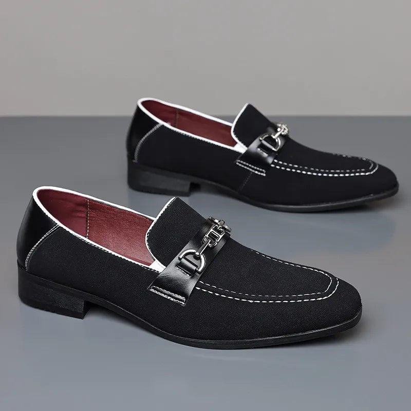 Dunhill Refined Suede Loafers