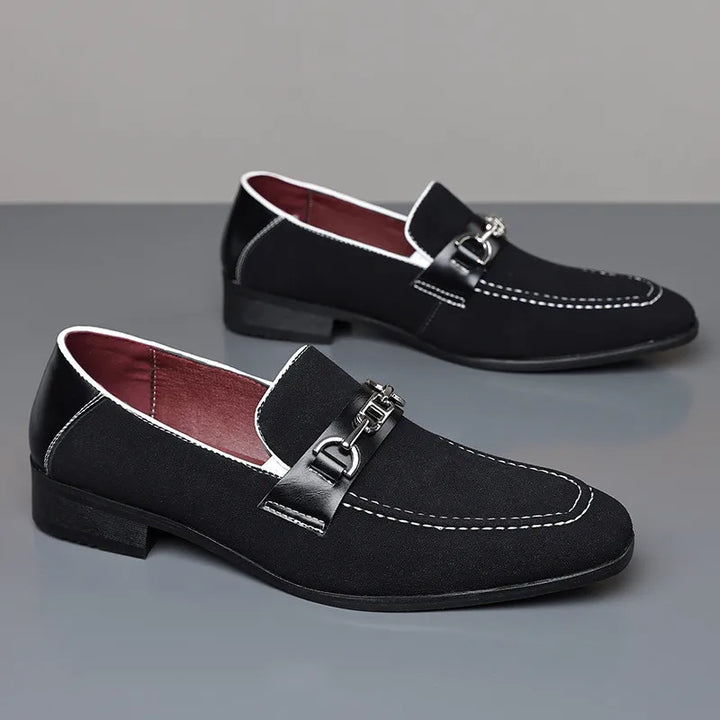 Dunhill Refined Suede Loafers
