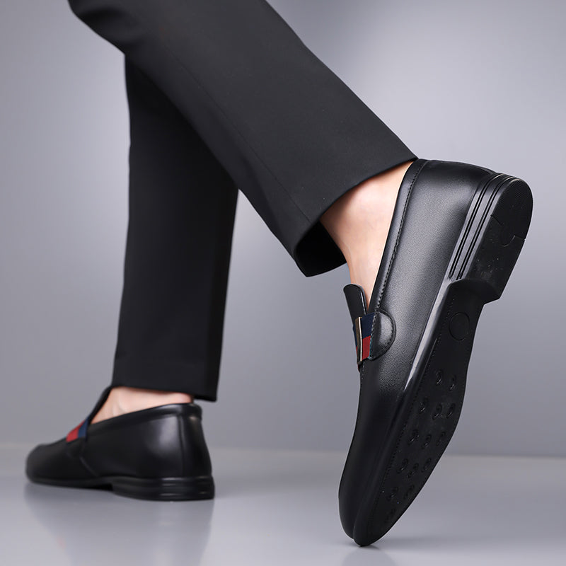 Kenton Leather Slip On Wedding Shoes