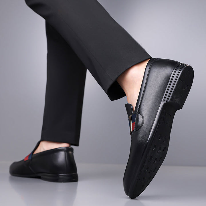 Kenton Leather Slip On Wedding Shoes