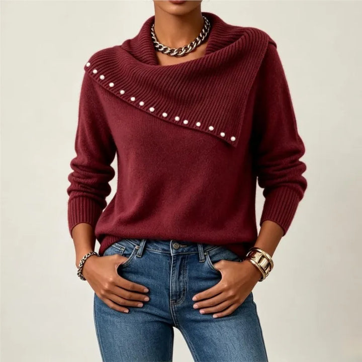 Astrid Scarf Collar Sweater