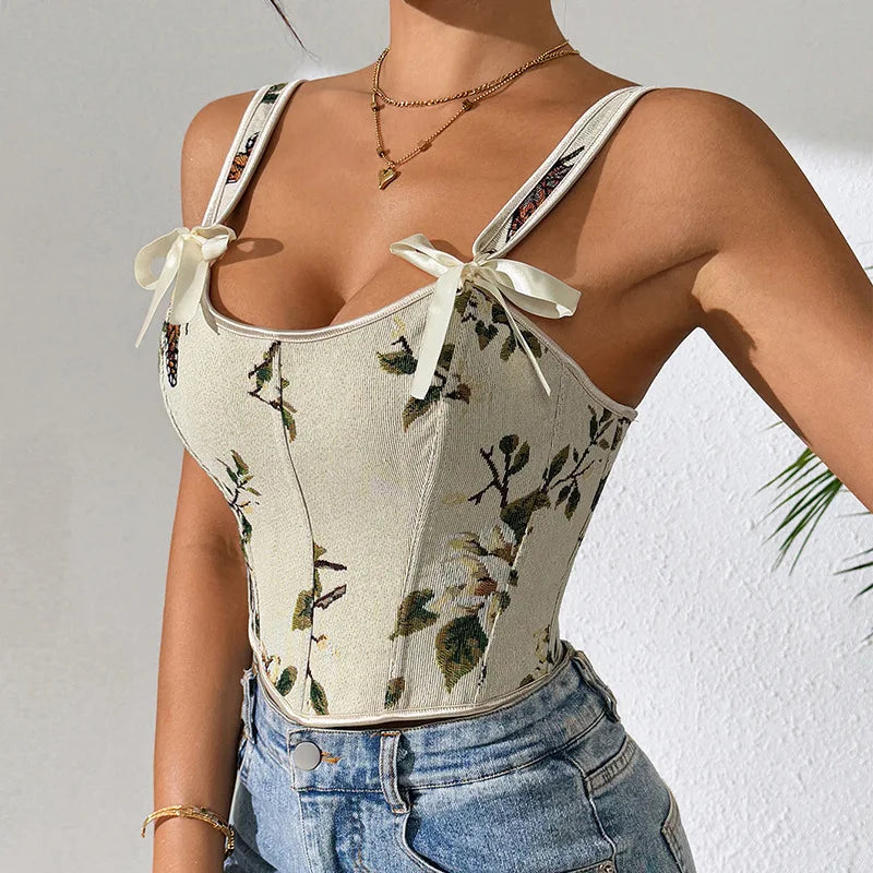 Holly Floral Corset Top