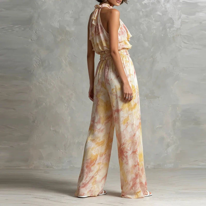 Amaya Ruffle Halter Co-Ord Set