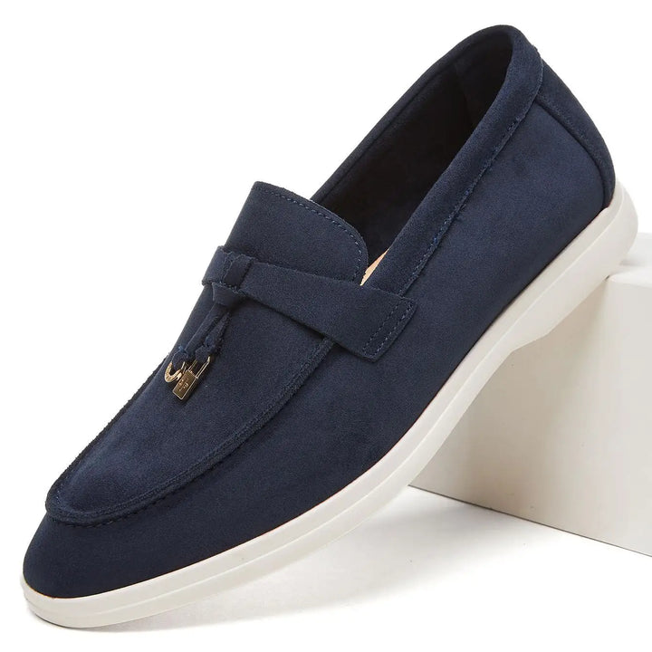 Gavin Suede Tassel Loafers