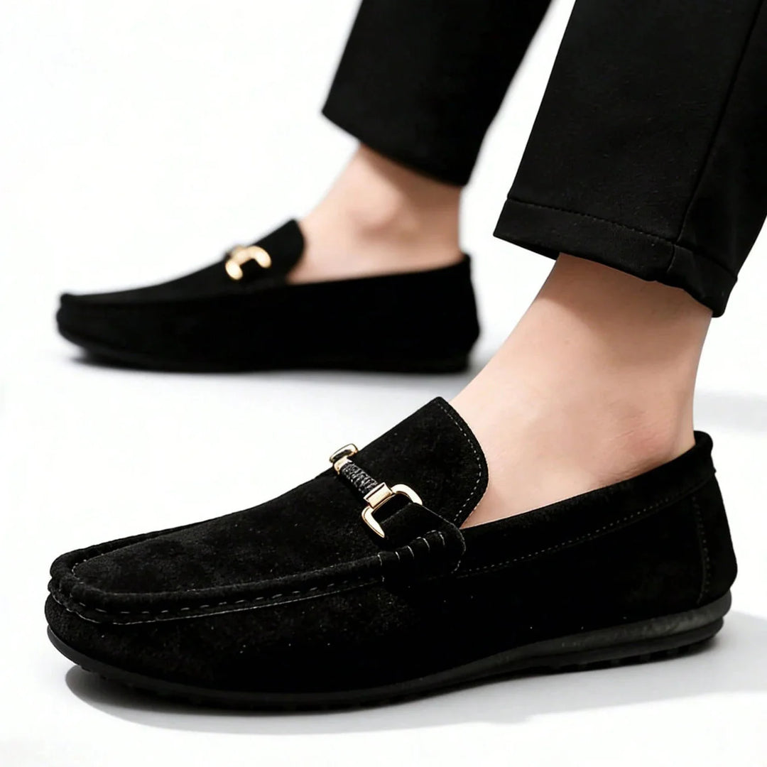 Alberto Suede Slip On Loafers