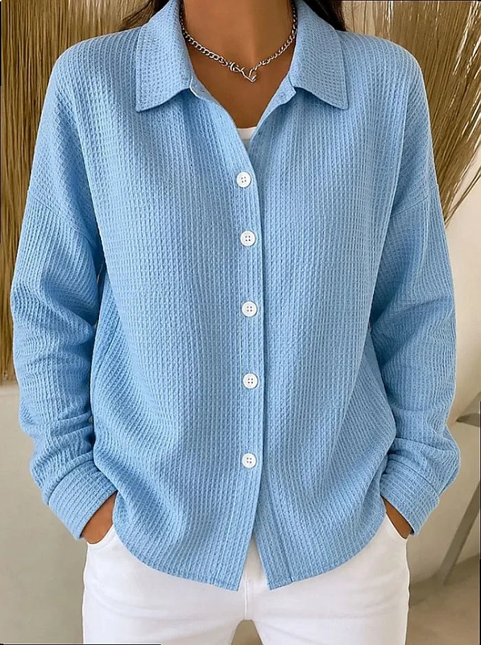 Marisette Button Front Blouse