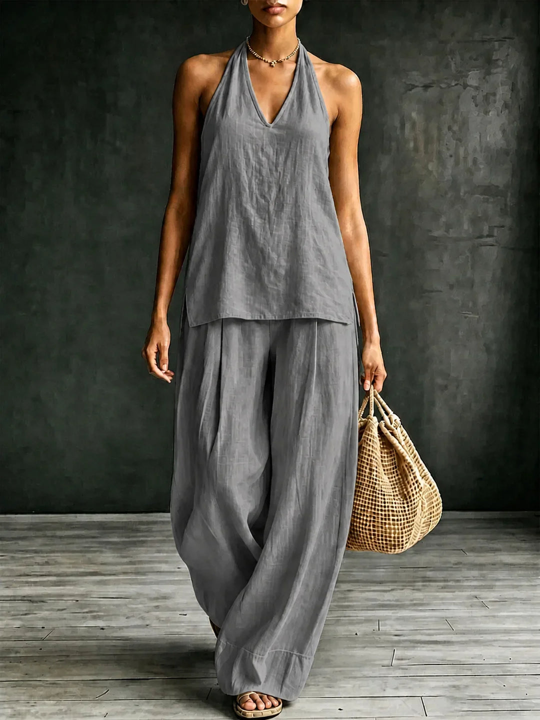 Molly Relaxed Wide Leg Jumpsuit