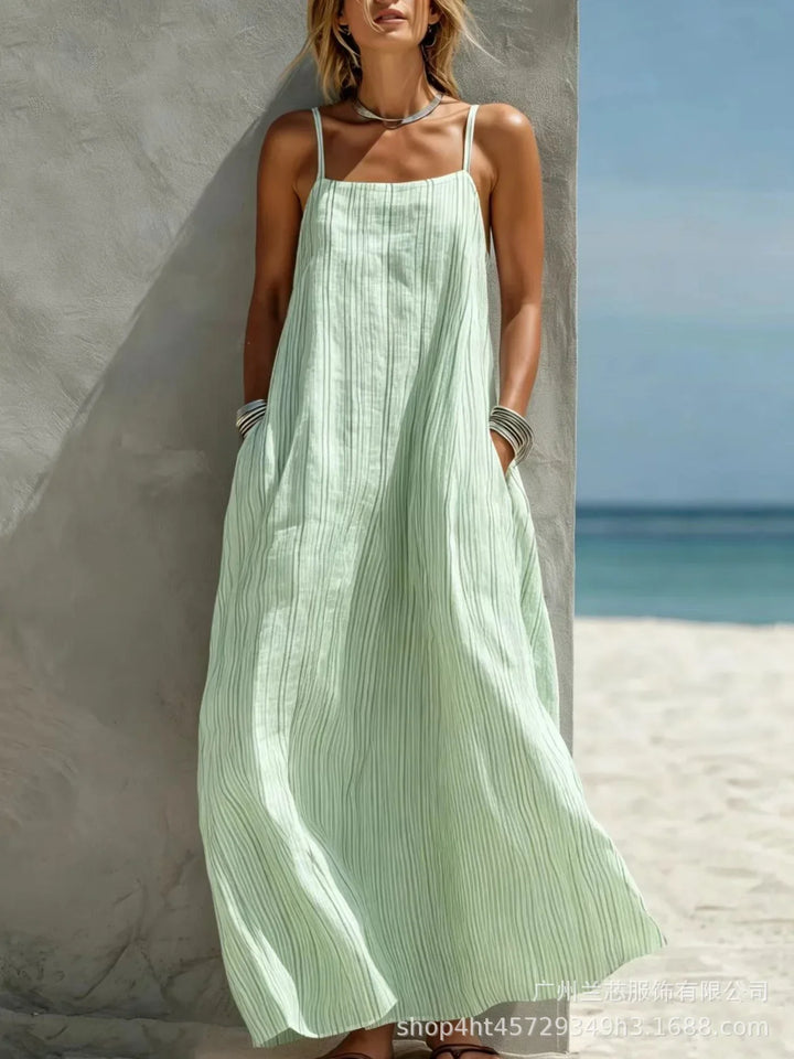 Helena Sleeveless Summer Beach Dress