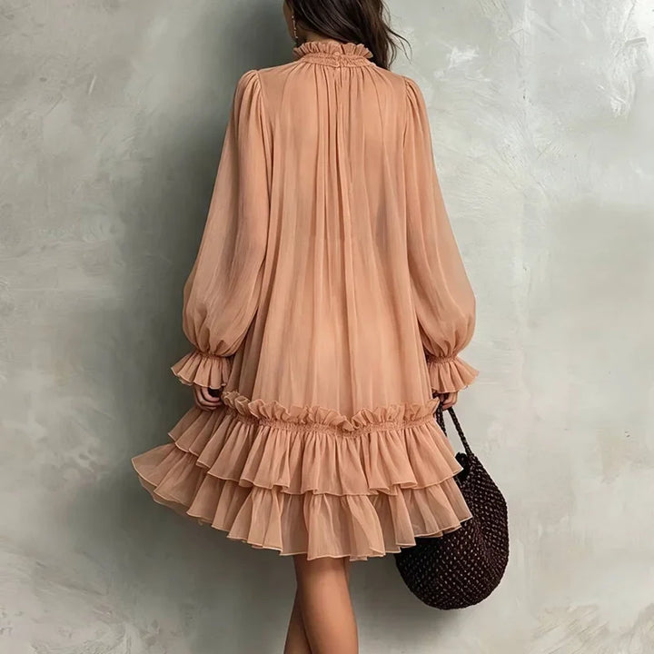Marisette Tiered Ruffle Mini Dress