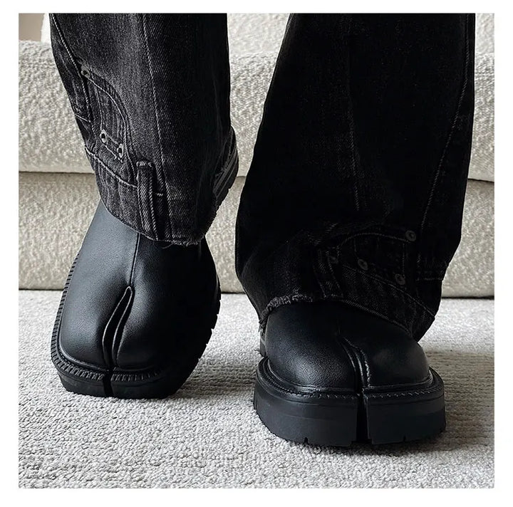 Marlow Leather Tabi Loafers