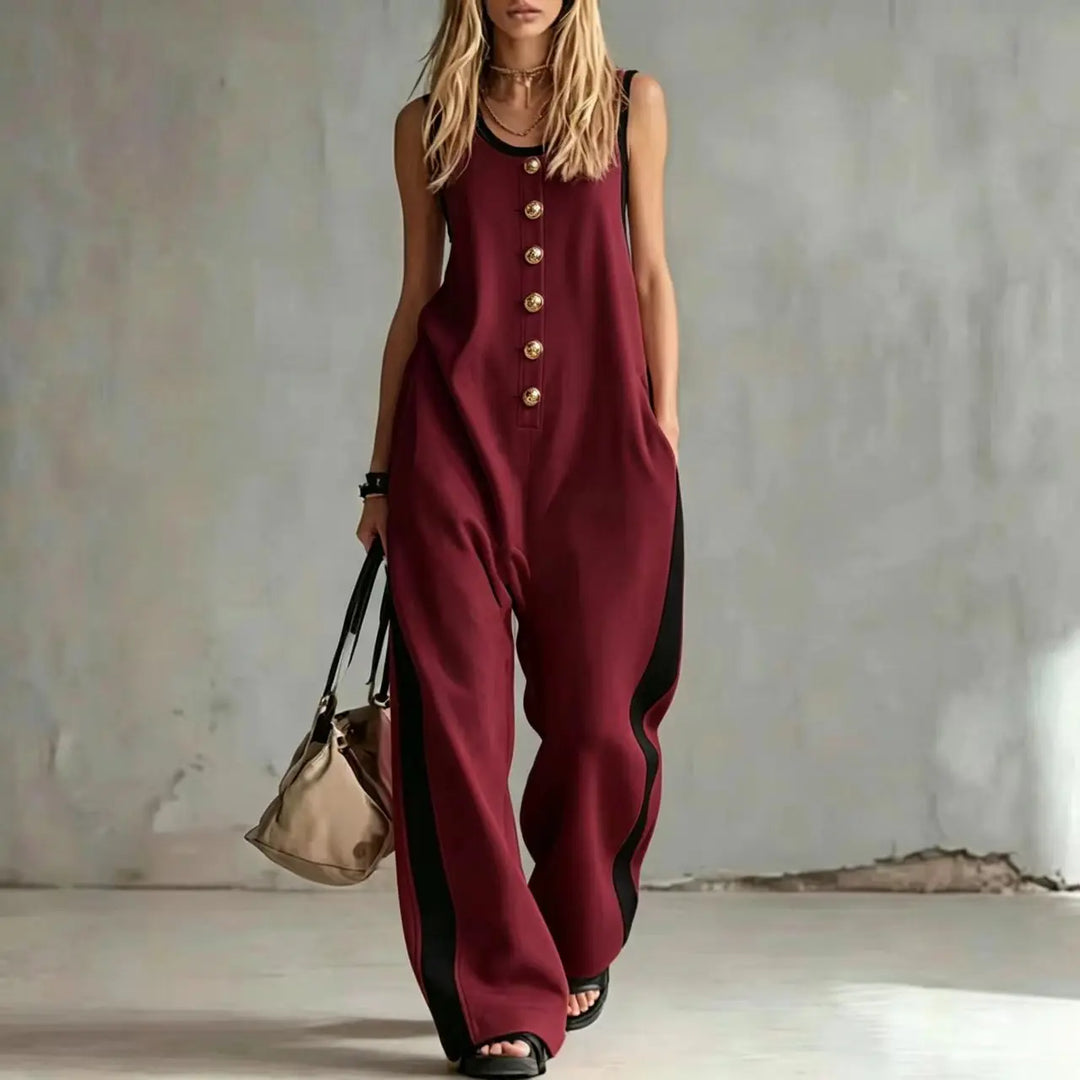 Caselle Sophisticated Wide Leg Jumpsuit