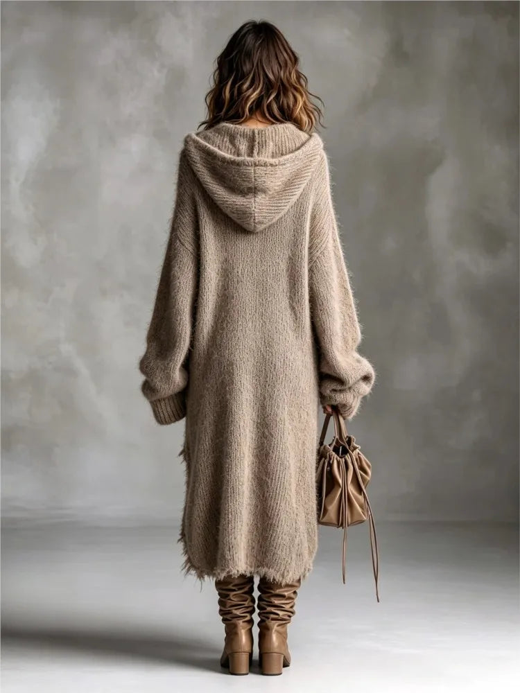 Marguerite Hooded Sweater Dress