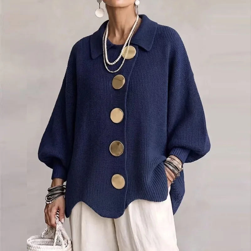 Amara Comfortable Button Cardigan
