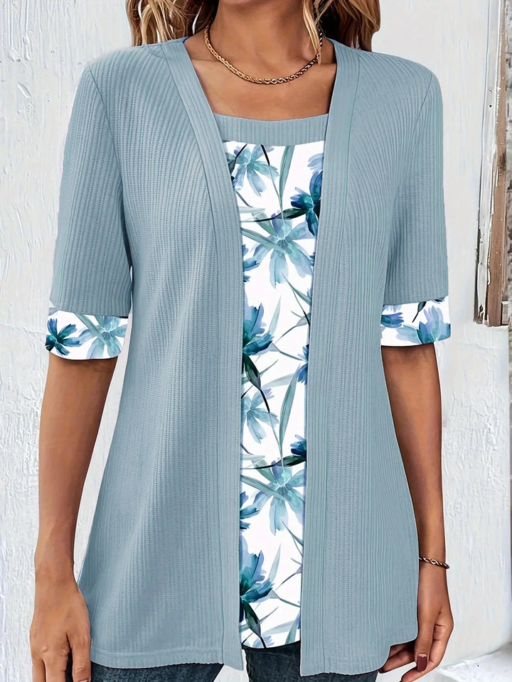 Kimberly Casual Floral Two-Piece Set
