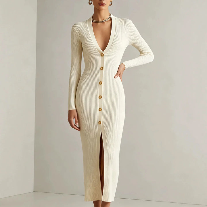 Karlie Soft Knit Midi Dress