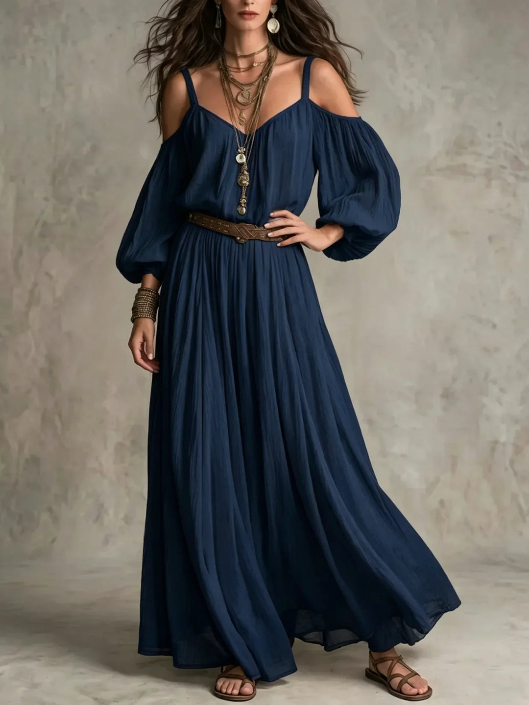 Hanna Off Shoulder Maxi Dress
