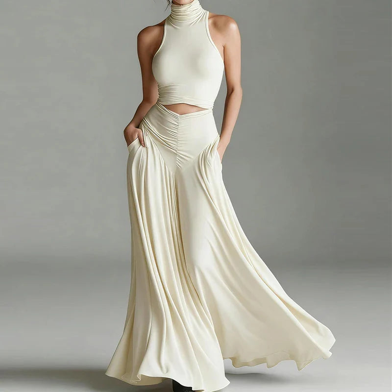 Polene Flowy Maxi Skirt Set