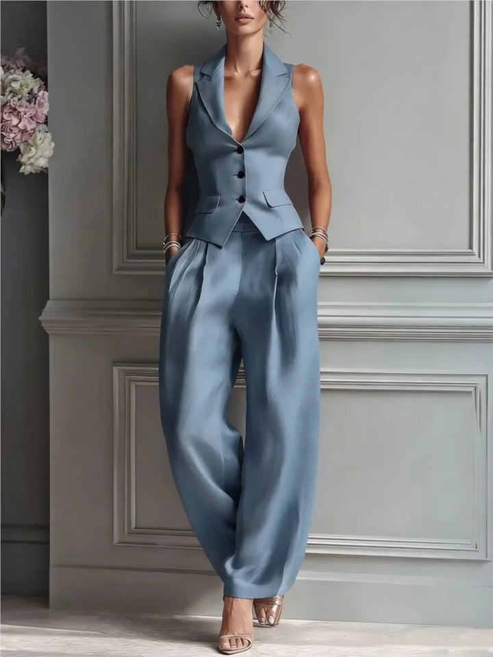 Marissa Elegant Tailored Two-Piece Set