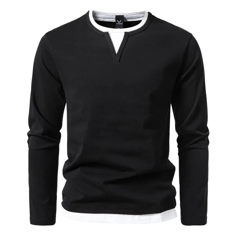 Marcello Henley Long Sleeve Shirt