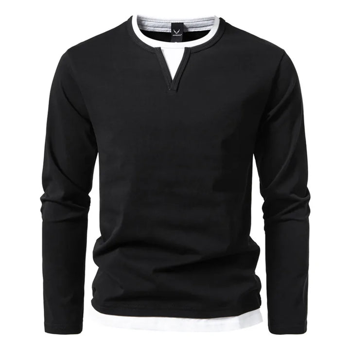 Marcello Henley Long Sleeve Shirt