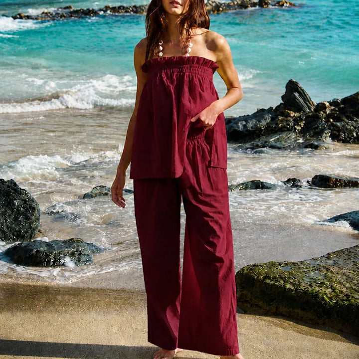 Lindsay Off Shoulder Co-Ord Set