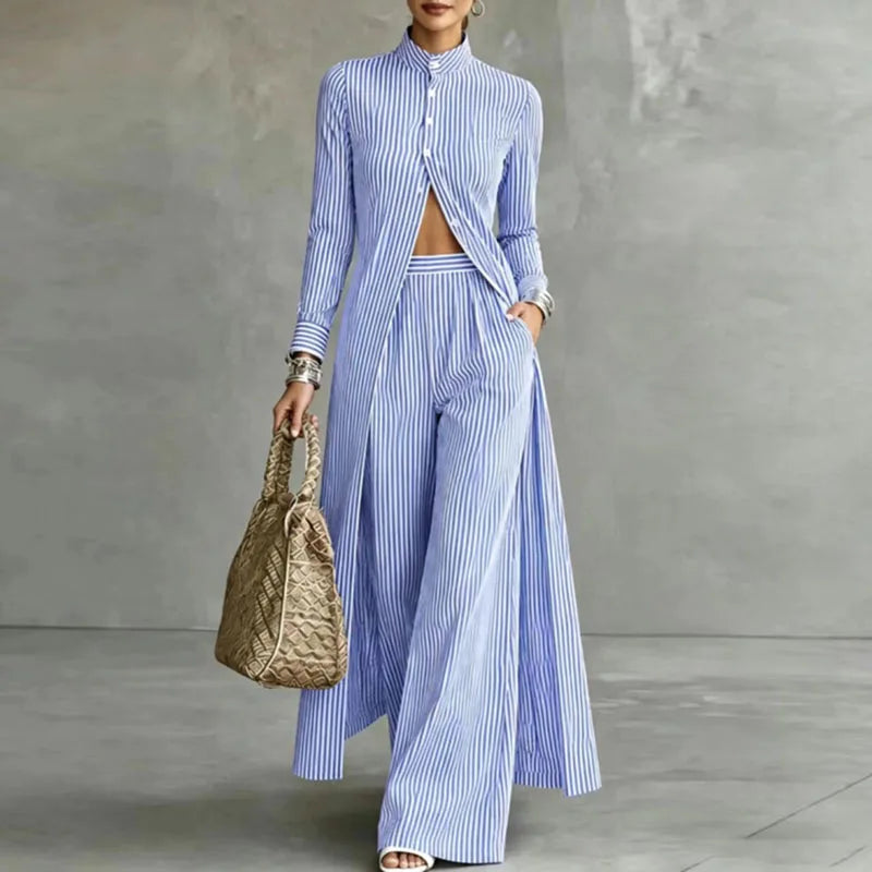 Palomina Striped Two Piece Set