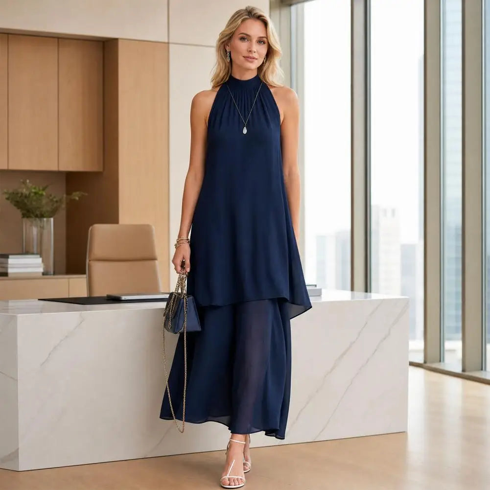 Gardenia Elegant Chiffon Wedding Guest Dress