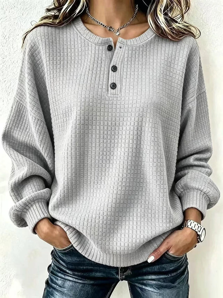 Marina Waffle Knit Henley