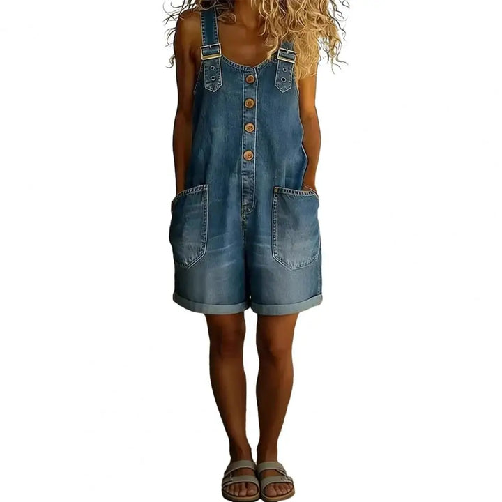 Kelly Classic Denim Romper