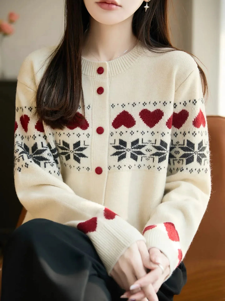 Aiyana Jacquard Knit Cardigan