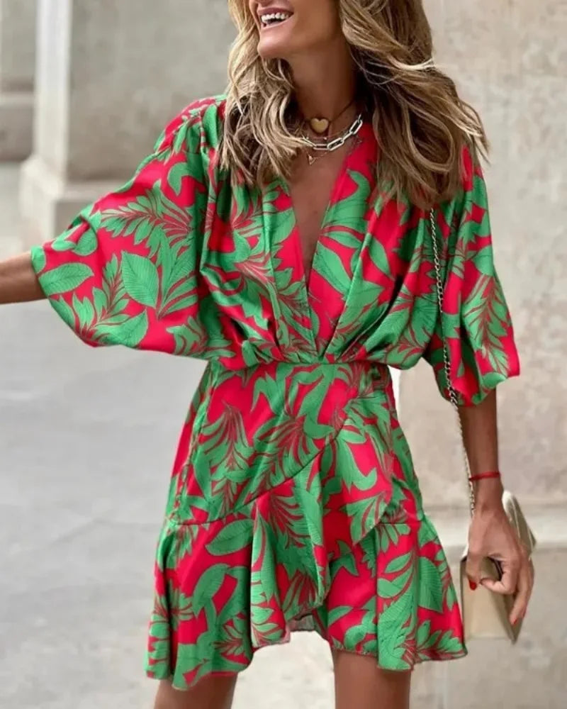 Isabeau Paisley Mini Dress